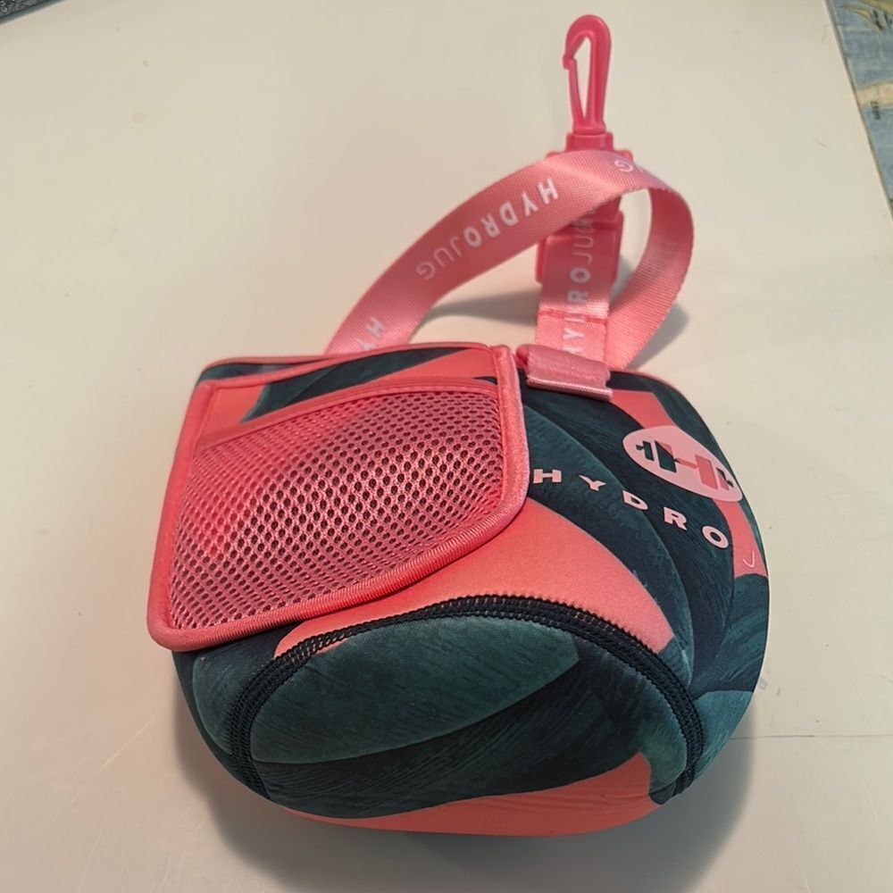HydroJug Coral and Teal Bottle Carrier